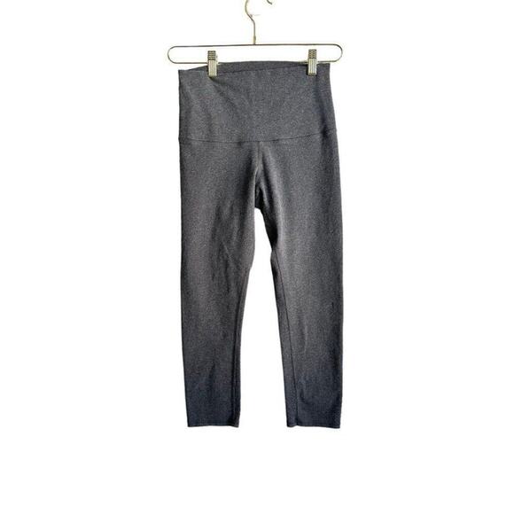 Lululemon Wunder Under Leggings Women's 4 Heathered Black Activewear - Picture 1 of 6